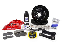 Thumbnail for EBC Racing 12-21 Subaru BRZ/Toyota GT86 Black Apollo-4 Calipers 330mm Rotors Front Big Brake Kit