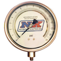Thumbnail for Nitrous Express 6 Certified Pressure Gauge Only (Gauge From P/N 15529)