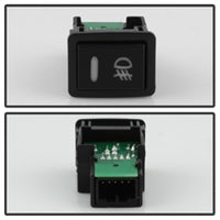 Thumbnail for Spyder 17-18 Nissan Rogue (Will Not Fit Sport Models) OEM Fog Lights w/Switch - Clear (FL-NR2017-C)