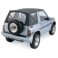 Thumbnail for Rampage 1988-1994 Geo Tracker Soft Top OEM Replacement - Black Denim