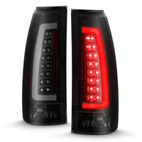 Thumbnail for ANZO 1999-2000 Cadillac Escalade LED Taillights Black Housing Smoke Lens Pair