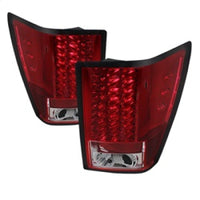 Thumbnail for Spyder Jeep Grand Cherokee 07-10 LED Tail Lights Red Clear ALT-YD-JGC07-LED-RC