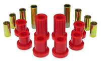 Thumbnail for Prothane 07-14 Chevy Silverado 2/4wd Upper/Lower Front Control Arm Bushings - Red