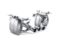 Thumbnail for Akrapovic 10-15 Ferrari 458 Italia/458 Spyder Slip-On Line (Titanium) w/ Carbon Tips