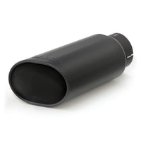 Thumbnail for Banks Power Tailpipe Tip Kit - SS Obround Slash Cut - Black - 4in Tube - 5in X 6in X 14in