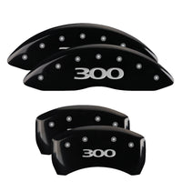 Thumbnail for MGP 4 Caliper Covers Engraved Front & Rear 300 Black finish silver ch