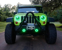 Thumbnail for Oracle 7in High Powered LED Headlights - Black Bezel - ColorSHIFT - BC1 SEE WARRANTY