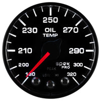 Thumbnail for Autometer Spek-Pro - Nascar 2-1/16in Oil Temp 180- 320F Bfb Ecu