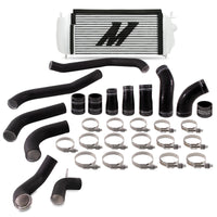 Thumbnail for Mishimoto 2017+ Ford F150 3.5L EcoBoost Performance Intercooler Kit - Silver Cooler Black Pipes