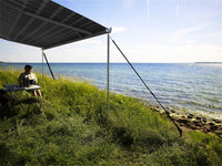 Thumbnail for Thule Hold Down Side Strap Kit for HideAway Awnings (Works w/Thule Panels) - Black/Silver