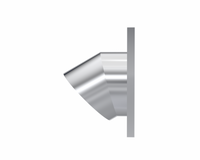 Thumbnail for QTP Bolt-On QTEC Low Profile Oval Turn Down