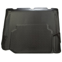 Thumbnail for Husky Liners 07-10 Jeep Wrangler Unlimited Classic Style Black Rear Cargo Liner