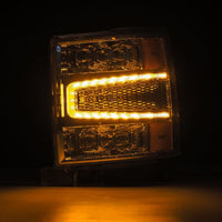 Thumbnail for AlphaRex 04-15 Chevy 1500HD NOVA-Series LED Proj Headlights Chrome w/Activ Light/Seq Signal & SB DRL
