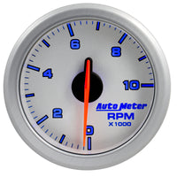 Thumbnail for Autometer Airdrive 2-1/6in Tachometer Gauge 0-10K RMP - Silver