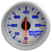 Thumbnail for Autometer Airdrive 2-1/6in Boost Gauge 0-60 PSI - Silver