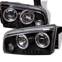 Thumbnail for Spyder Dodge Charger 06-10 Projector Headlights Halogen Only - LED Halo LED Blk PRO-YD-DCH05-LED-BK