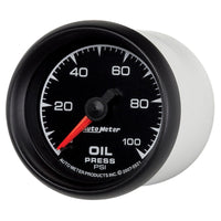 Thumbnail for Autometer ES 52mm 0-100 PSI Mechanical Oil Pressure Gauge