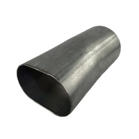 Thumbnail for Granatelli 3.0in Round to 3.0in Oval Weld In Exhaust Adapter