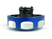 Thumbnail for Sinister Diesel 17-19 Ford Powerstroke Coolant Reservoir Degas Bottle Cap - Blue