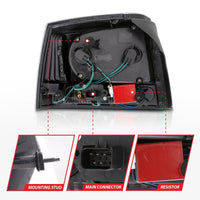 Thumbnail for ANZO 2006-2008 Dodge Charger LED Taillights Black