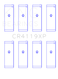 Thumbnail for King Mitsubishi 4G91/4G92/4G93 16V (Size 0.25mm) XP - Series Performance Rod Bearing Set