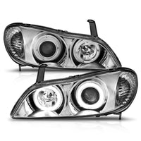 Thumbnail for ANZO 2000-2004 Infiniti I30 Projector Headlights w/ Halo Chrome