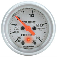 Thumbnail for Autometer Ultra-Lite 52mm 30 PSI Electronic Boost Gauge