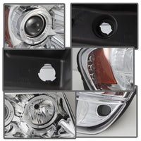 Thumbnail for Spyder Jeep Grand Cherokee 99-04 Projector Headlights LED Halo LED Chrm - PRO-YD-JGC99-HL-C