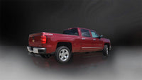 Thumbnail for Corsa 2014-19 Sierra/Silverado 1500 Crew/Dbl / Short/Std. Bed 6.2L V8 Black Sport Single SideCB Exht
