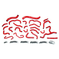 Thumbnail for HPS Red Reinforced Silicone Radiator + Heater Hose Kit Coolant for Lexus 08-16 LX570 5.7L V8