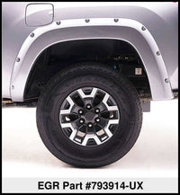Thumbnail for EGR 2017 Ford Super Duty Bolt-On Look Color Match Fender Flares - Set - Ingot Silver