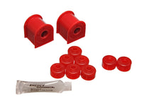Thumbnail for Energy Suspension 89-94 Nissan 240SX (S13) Red 15mm Rear Sway Bar Bushing Set