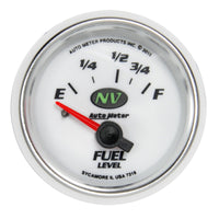 Thumbnail for Autometer NV Gauge Fuel Level 2 1/16in 16e To 158f Elec NV