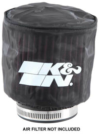 Thumbnail for K&N Black DryCharger Round Straight Air Filter Wrap 4.5in ID x 4in H