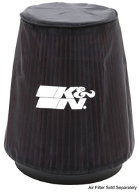 Thumbnail for K&N Universal P Dry charger Round Tapered Air Filter Wrap Black