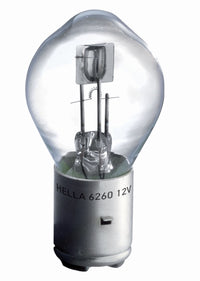 Thumbnail for Hella Bulb 6260 12V 60/60W Ba20D B11 S2