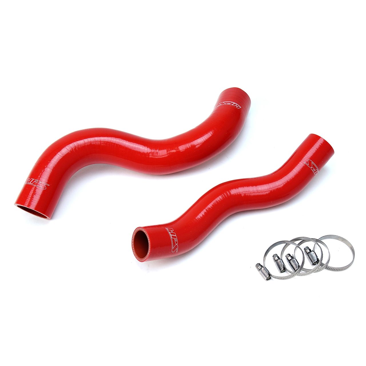 HPS Red Reinforced Silicone Radiator Hose Kit Coolant for Jeep 05-09 Grand Cherokee 4.7L V8 WK1