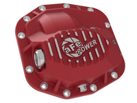 Thumbnail for aFe Pro Series Front Differential Cover Red 2018+ Jeep Wrangler (JL) V6 3.6L (Dana M186)
