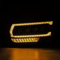 Thumbnail for AlphaRex 19-21 Ram 2500 NOVA LED Proj Headlights Plank Style Alpha Blk w/Activ Light/Seq Signal/DRL