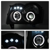Thumbnail for Spyder Jeep Grand Cherokee 05-07 Projector Headlights LED Halo LED Blk Smke PRO-YD-JGC05-HL-BSM