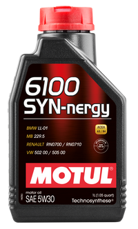 Thumbnail for Motul 1L Technosynthese Engine Oil 6100 SYN-NERGY 5W30 - VW 502 00 505 00 - MB 229.5
