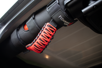 Thumbnail for Fishbone Offroad Paracord Grab Handles w/Three Straps Red