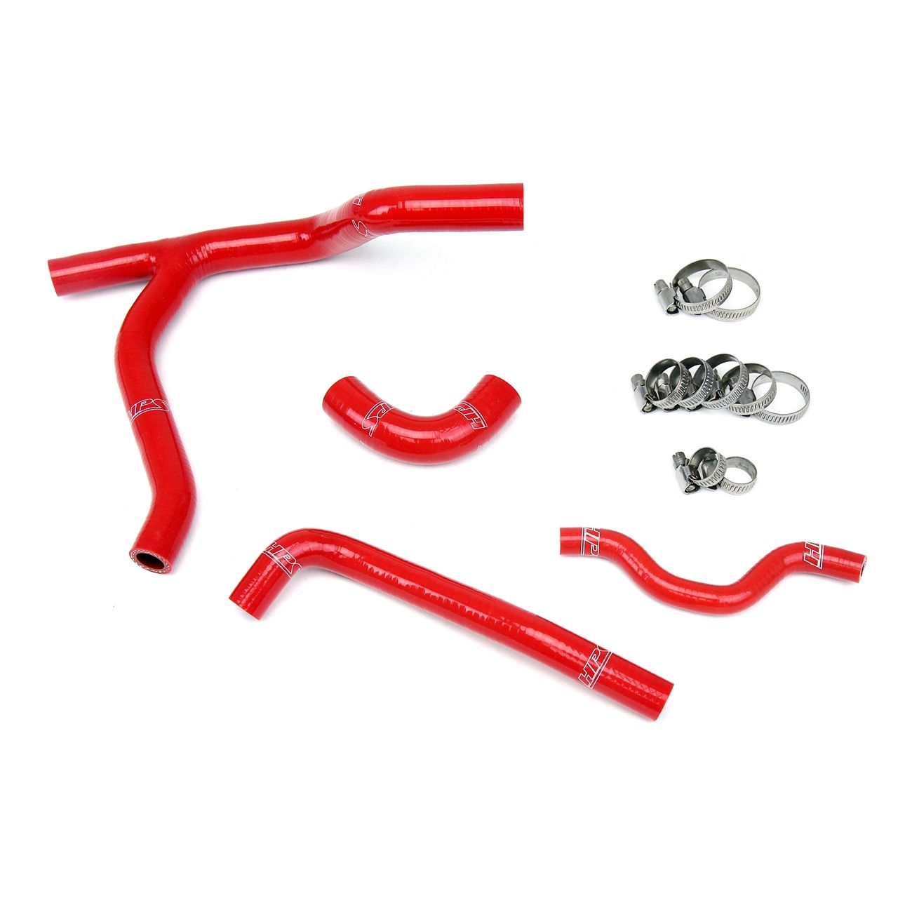 HPS Red Reinforced Silicone Radiator Hose Kit Coolant for Kawasaki 06-08 KX250F