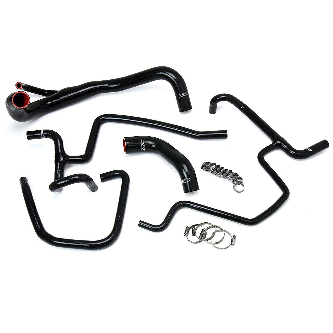 HPS Black Reinforced Silicone Radiator + Heater Hose Kit Coolant for Dodge 11-18 Charger 5.7L V8 Pursuit