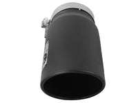 Thumbnail for aFe Diesel Exhaust Tip Bolt On Black 5in Inlet x 6in Outlet x 12in Long