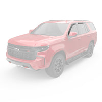 Thumbnail for EGR 21-23 Chevrolet Tahoe In-Channel Window Visors Front/Rear Set Dark Smoke