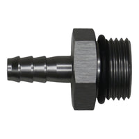 Thumbnail for DeatschWerks 10AN ORB Male to 5/16in Male Triple Barb Fitting (Incl O-Ring) - Anodized DW Titanium