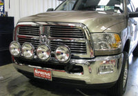 Thumbnail for N-Fab Light Bar 10-17 Dodge Ram 2500/3500 - Gloss Black - Light Tabs