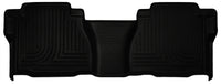 Thumbnail for Husky Liners 07-13 Toyota Tundra Crew Cab / Ext Cab WeatherBeater Black 2nd Seat Floor Liners