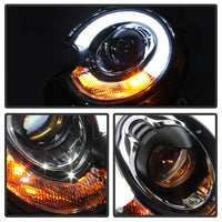 Thumbnail for Spyder Mini Cooper 2010-2012 Projector Headlights Xenon/HID Model- DRL Blk PRO-YD-MC07-HID-DRL-BK
